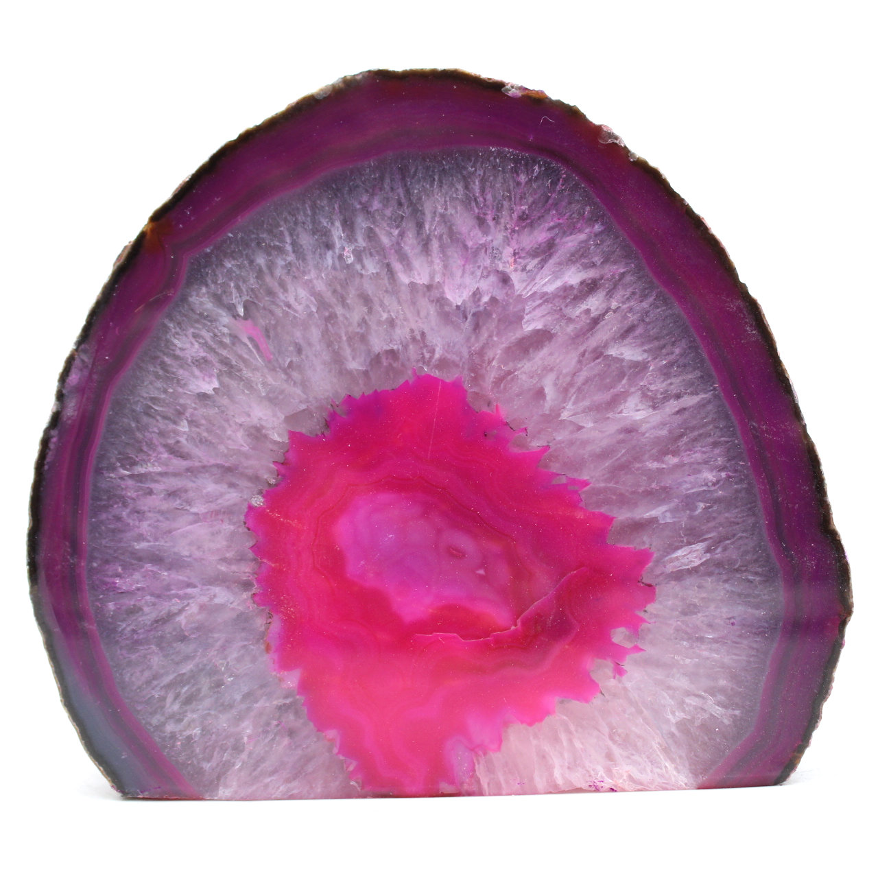 Agate rose de décoration 