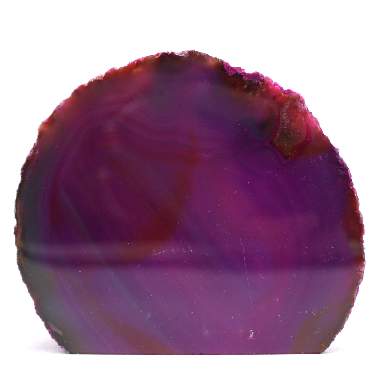 Agate rose d'ornement à poser