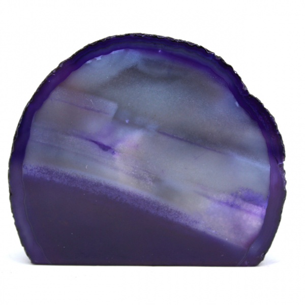 Agate violette de décoration 