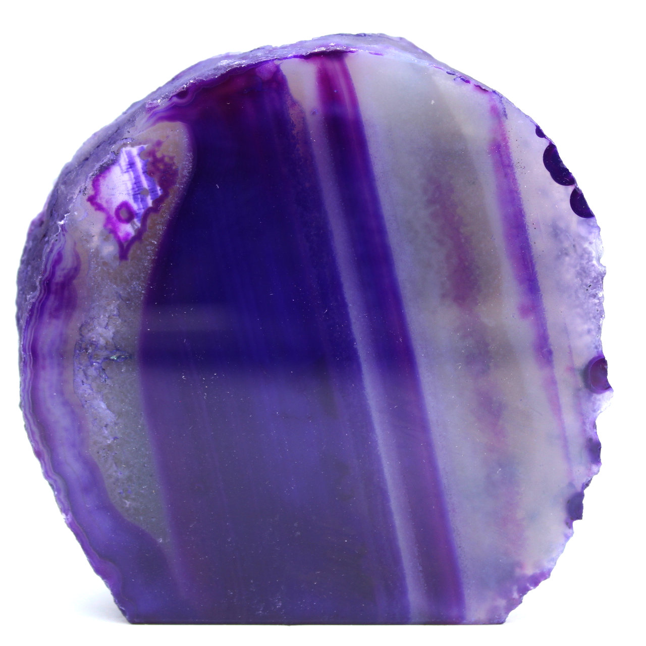 Agate violette minérale
