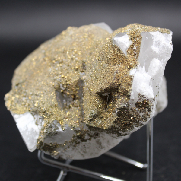 Calcite et pyrite naturelles