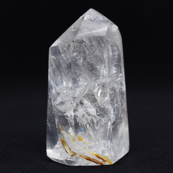 Prisme de cristal de roche pour collection