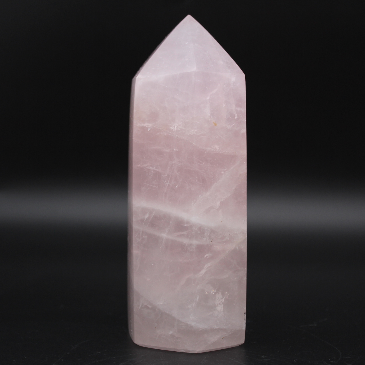 Prisme en quartz rose