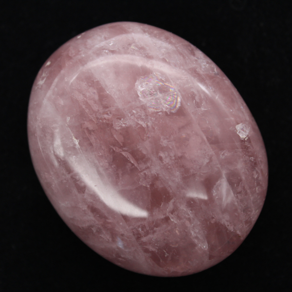 Galet en quartz rose
