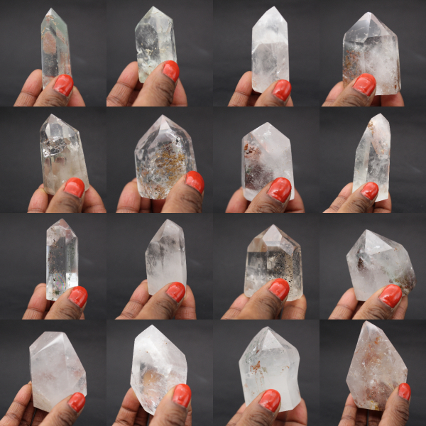 Prisme de quartz biterminé