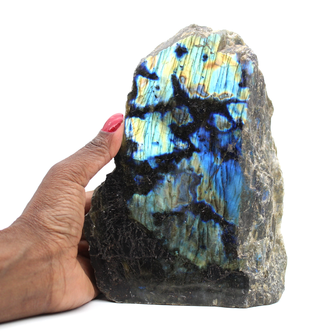 Labradorite mi-brute mi-polie