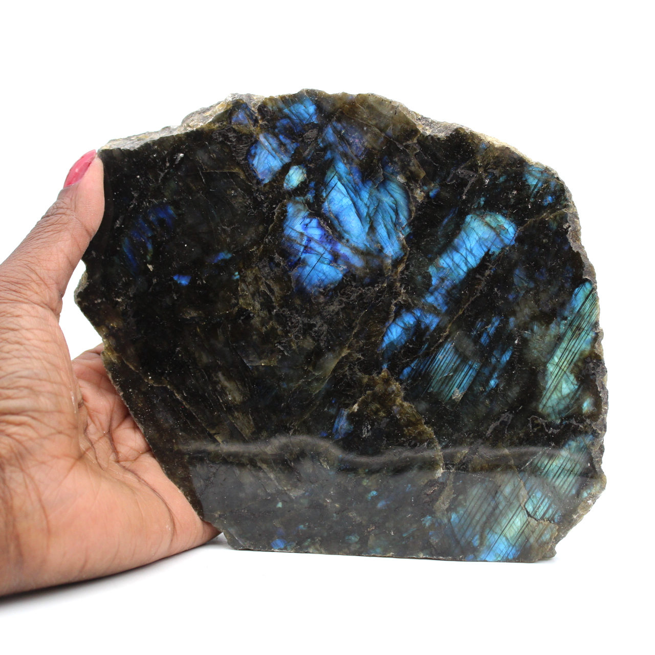 Labradorite décorative mi-brute