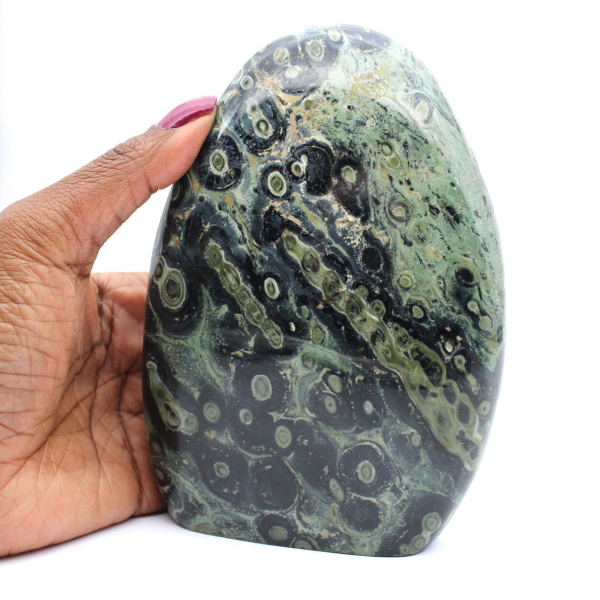 Jaspe kambamba polie pierre d’ornement de madagascar