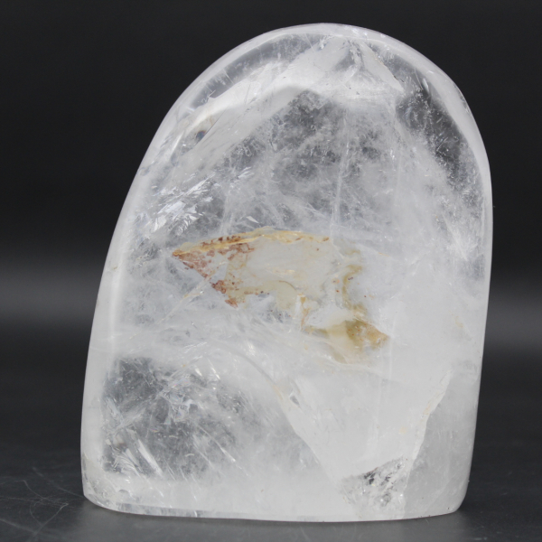 Cristal de roche polie forme libre