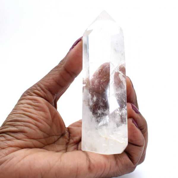 Prisme en quartz cristal de Madagascar