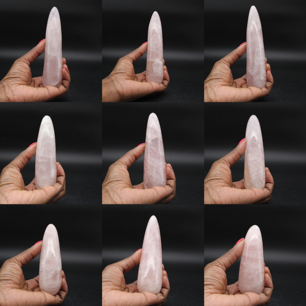 Bâton en quartz rose