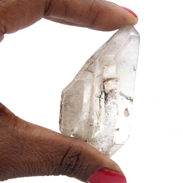 Cristallisation bi-terminé de quartz de Madagascar