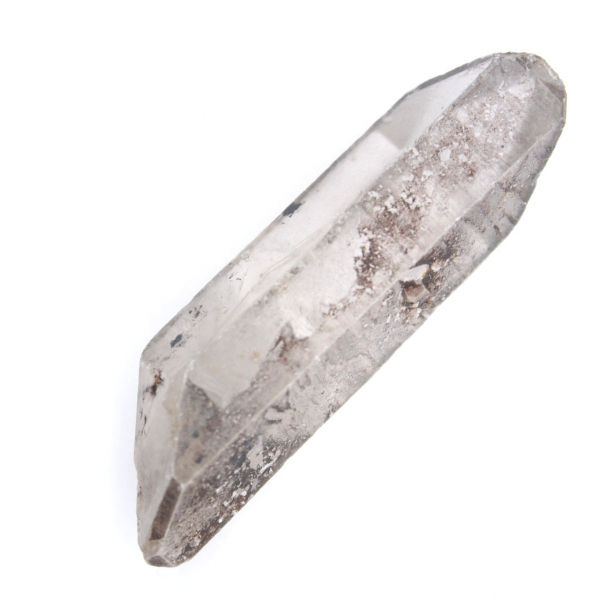 Cristal bi-terminé naturel de quartz de Madagascar