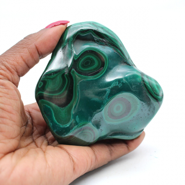 Bloc de malachite naturel