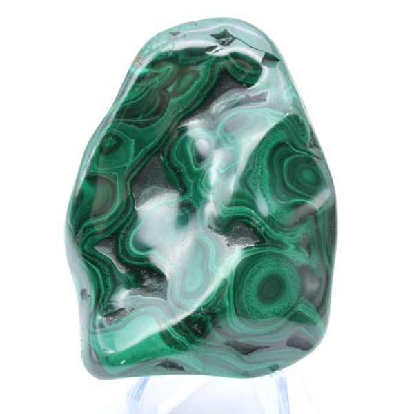 Bloc poli en malachite