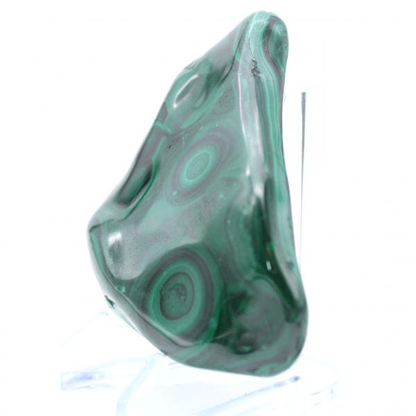 Malachite polie pour collection