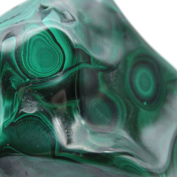 Malachite polie pour collection