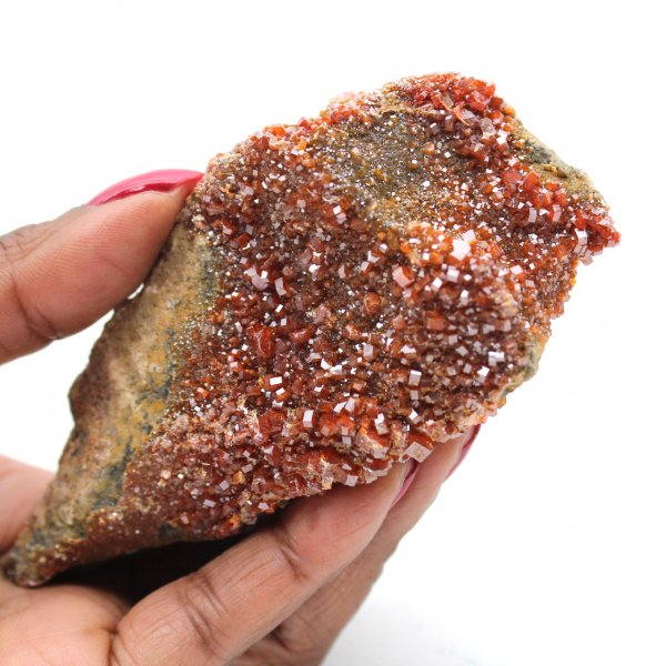 Vanadinite rouge cristal