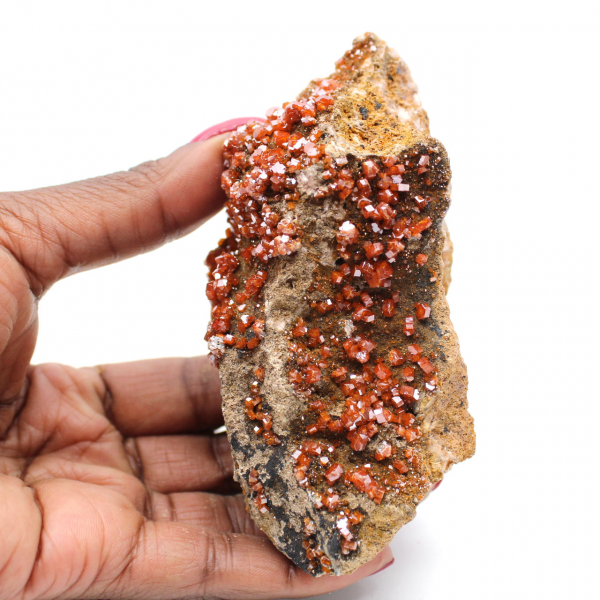 Cristaux de vanadinite naturelle