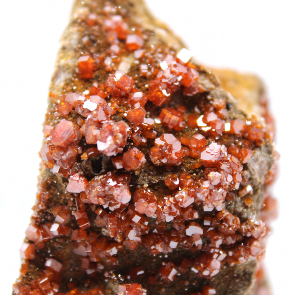 Cristaux de vanadinite naturelle