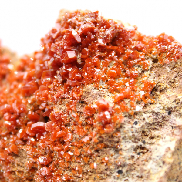 Pierre naturelle de vanadinite