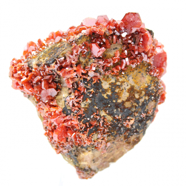 Cristaux de vanadinite sur gangue