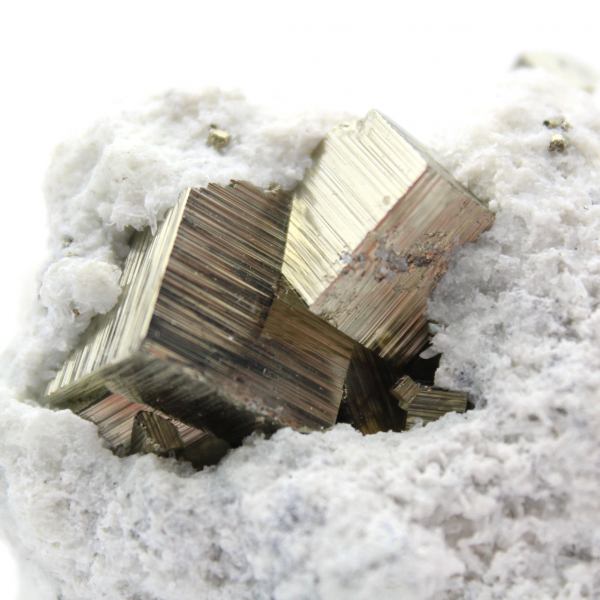 Pyrite sur gangue