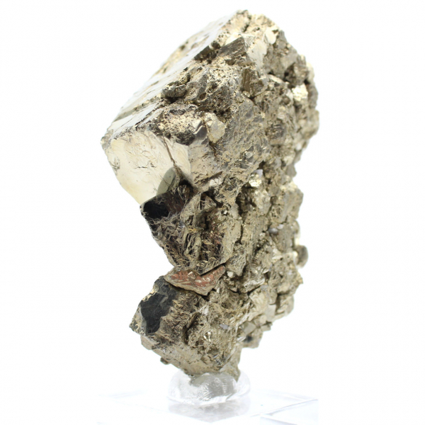 Pyrite cristallisée sur socle