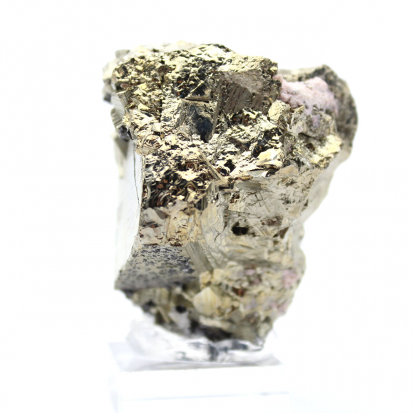 Pyrite cristallisée sur socle