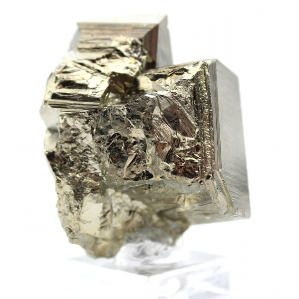 Pierre de pyrite sur socle