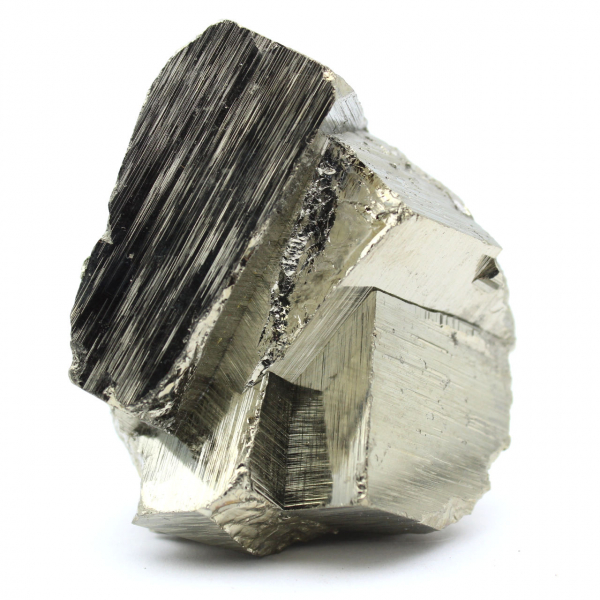 Pyrite naturelle grands cristaux cubiques