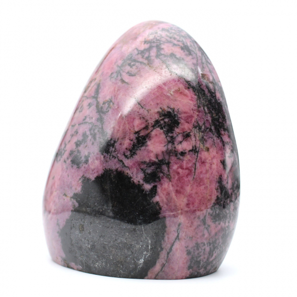 Roche polie en Rhodonite