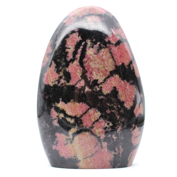 Pierre de Rhodonite polie