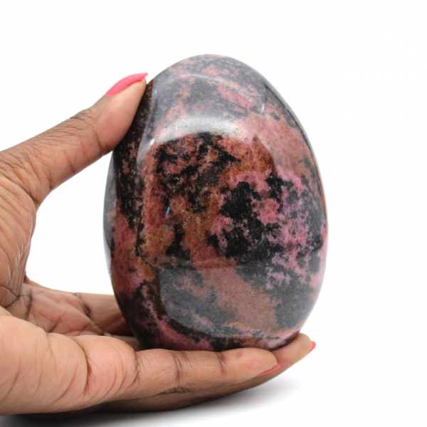 Roche en Rhodonite naturelle