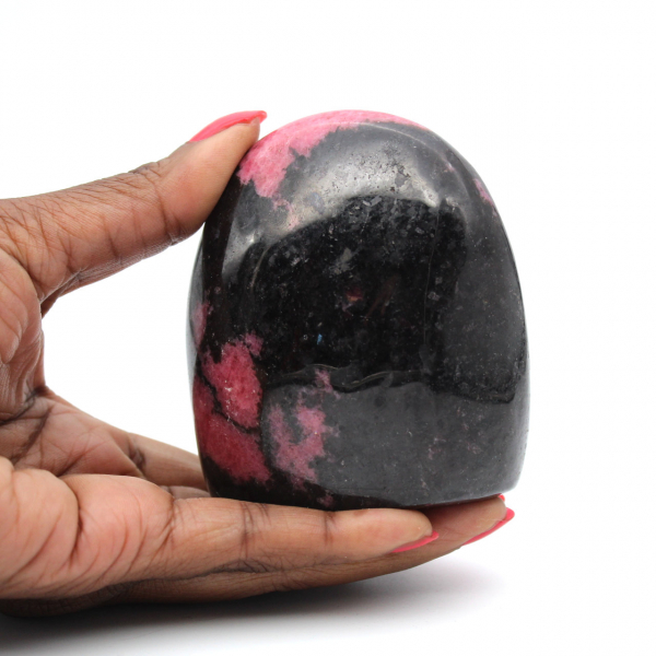 Rhodonite naturelle d'ornement