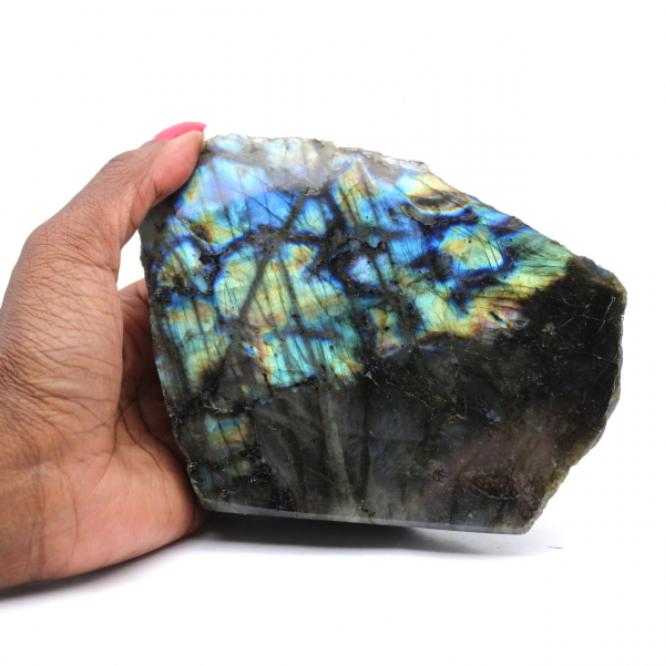 Labradorite mi-brute de collection