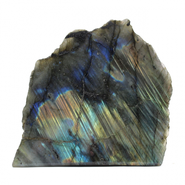 Labradorite une face polie de Madagascar