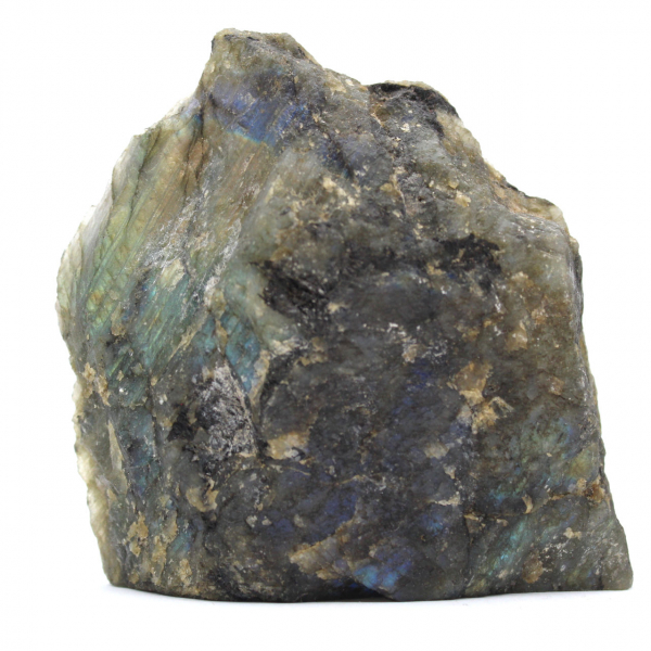 Labradorite une face polie de Madagascar