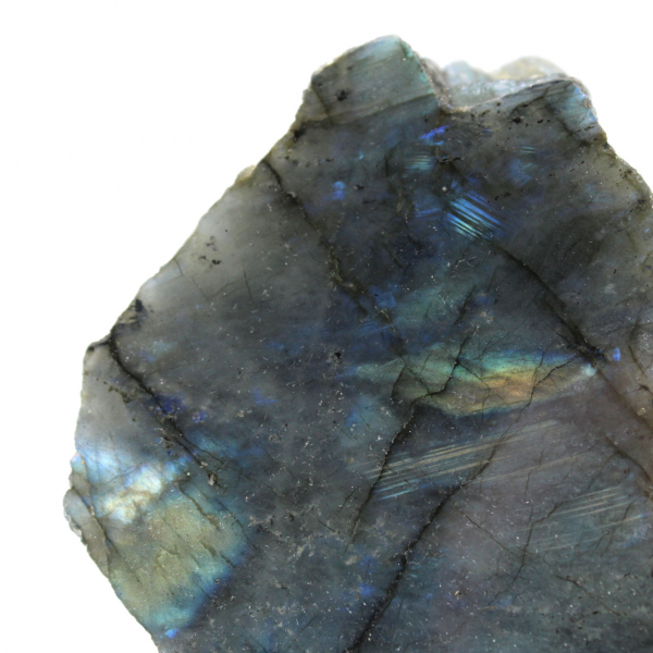 Labradorite une face polie