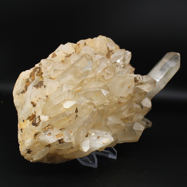 Cristallisation de quartz de Madagascar