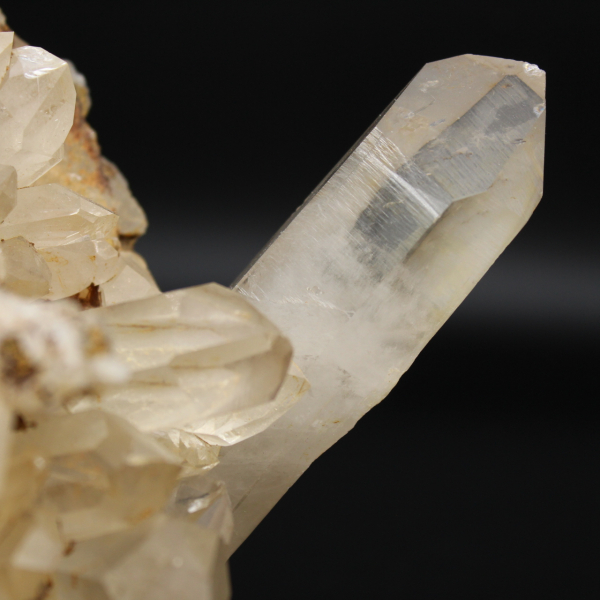 Cristallisation de quartz de Madagascar