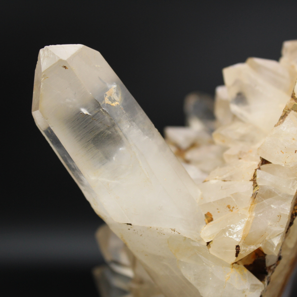 Cristallisation de quartz de Madagascar