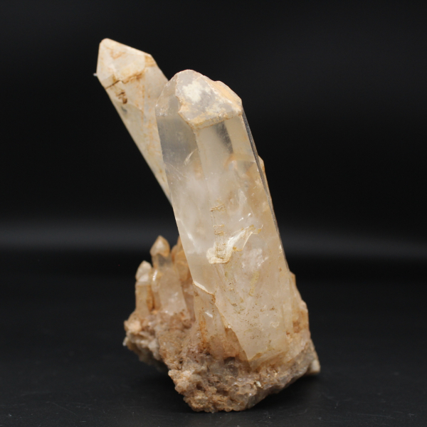 Cristallisation de quartz de Madagascar