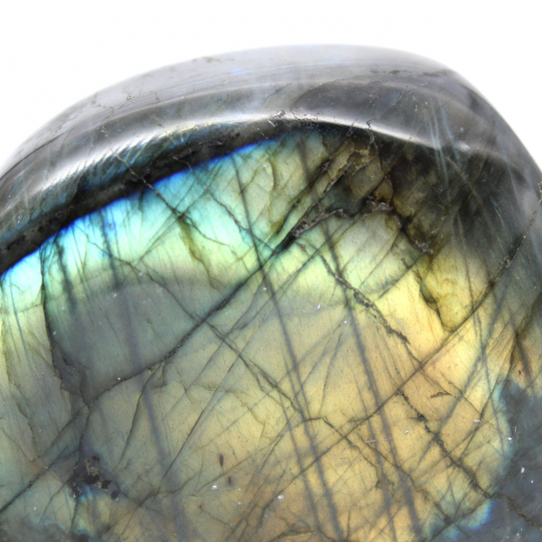 Forme libre en pierre de Labradorite polie