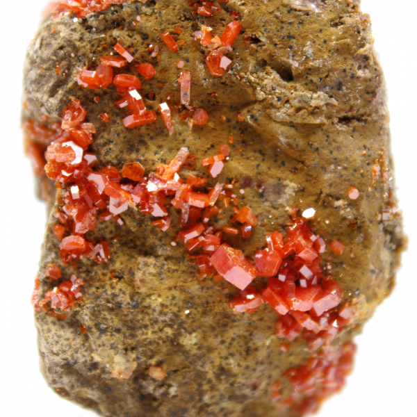 Vanadinite rouge cristal