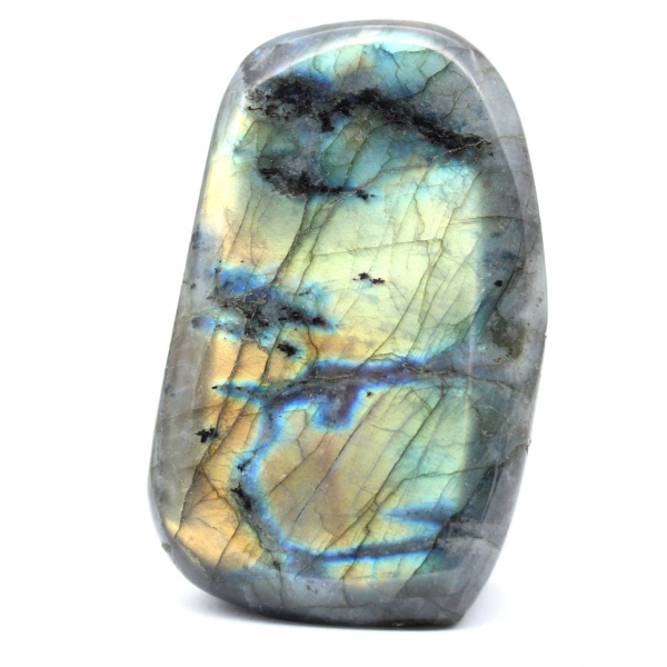 Pierre de Labradorite polie naturelle