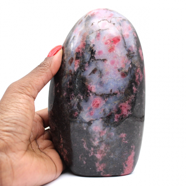 Rhodonite naturelle d'ornement