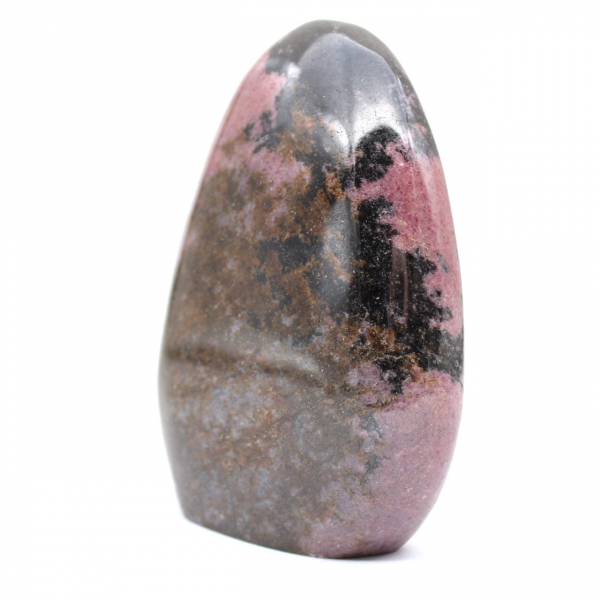 Roche polie en Rhodonite