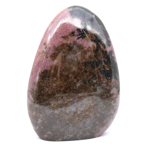 Roche polie en Rhodonite