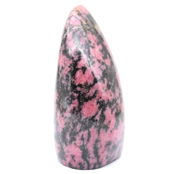 Roche de Rhodonite polie